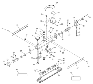 Part Location Diagram of 315-740 Ingersoll Rand Backhead Gasket
